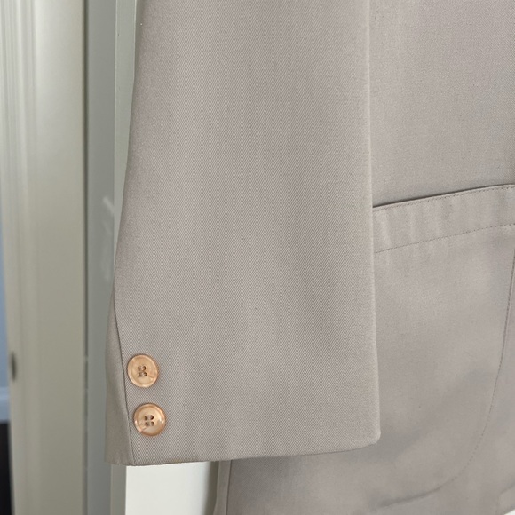 Beautiful Lined Twill Town & Country Blazer - Picture 6 of 7